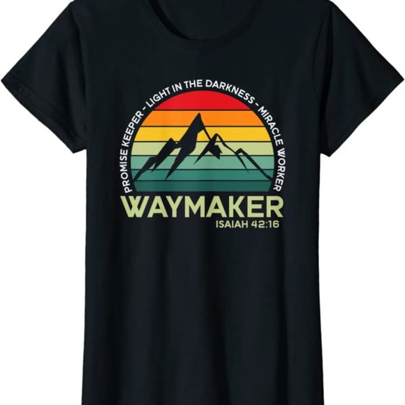 Vintage Waymaker Promise Keeper Miracle Worker Christian T-Shirt - Picture 1 of 1